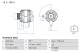Dynamo - 0986086790 BOSCH - 9824742880, 1986A01654, A002TV0781ZE