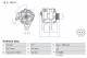 Dynamo - 0986087140 BOSCH - 39047352, F000BL08D7, F000BL08D8