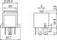 Relè, horn - 0986332072 BOSCH - 13A025F, YWB10027L, V23134B52X447
