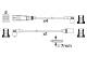 Tennplugg kabelsett - 0986356355 BOSCH - 056998031A, 171998031B, 321998031A