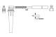 Tennplugg kabelsett - 0986357052 BOSCH - 05018394AE, 05018394AG, 5018394AE