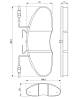 Bremsekloss sett - 0986424080 BOSCH - 069052941, 41060G490A, 5001842048