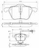 Bremsekloss sett - 0986424777 BOSCH - 7M3698151A, YM2J2K021BA, YM21K021BA