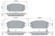 Bremsekloss sett - 0986424842 BOSCH - 42349235, 05P2050, 13046056732