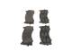 Bremsekloss sett - 0986424886 BOSCH - A0004204700, A0004209400, 0004204700