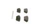 Bremsekloss sett - 0986424889 BOSCH - A0004205703, A0004207500, A0004207700