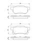 Bremsekloss sett - 0986461131 BOSCH - 1605731, 1A002643Z, 55800-78G00