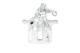 Bremsecaliper - 0986473480 BOSCH - 7701050915, 8252907, R1740102