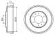 Bremsetrommel - 0986477232 BOSCH - MN102439, 4615A127, 1825253014