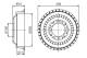 Bremsetrommel - 0986477271 BOSCH - 21213502070, 21210350207000, 14707810