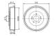 Bremsetrommel - 0986477285 BOSCH - 583294A200, 1825253412, 237078