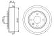 Bremsetrommel - 0986477313 BOSCH - 96853514, 7D0732, 94036900