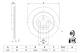 Bremseskive - 0986479D97 BOSCH - 31400779, 31687441, 09C93911