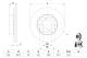 Bremseskive - 0986479G91 BOSCH - 55311-84M00, 09C93511, 1815315238