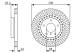 Bremseskive - 0986479T44 BOSCH - 402069J400, 6172210, 92244000