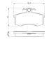 Bremsekloss sett - 0986491700 BOSCH - 2108350108002, 410805PA0A, 21083501089