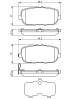 Bremsekloss sett - 0986494190 BOSCH - 6000615057, K6000615057, NFY72446Z