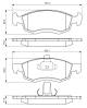 Bremsekloss sett - 0986494197 BOSCH - 6001549803, D8671016701, 4106000Q0C