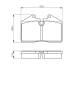Bremsekloss sett - 0986494267 BOSCH - 70000598, 8A0698451A, 93035193802