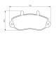 Bremsekloss sett - 0986494288 BOSCH - 1605979, 7001207196, 4404777
