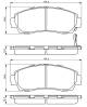 Bremsekloss sett - 0986494308 BOSCH - 45022-SA0-660, 45022-SHJ-A00, 45022-SHJ-A50