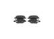 Bremsekloss sett - 0986494404 BOSCH - 044660F010, 044660F011, 44660F010