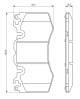 Bremsekloss sett - 0986494440 BOSCH - LRO16684, LRO20362, LR016684