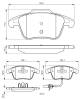 Bremsekloss sett - 0986494538 BOSCH - 8K0698151A, 8K0698151F, 8K0698151P