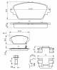 Bremsekloss sett - 0986494633 BOSCH - 41060AV125, 45022-S1A-E00, GBP90346