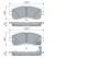 Bremsekloss sett - 0986494754 BOSCH - D6Y13328ZA, 2593901, 8DB355021-871
