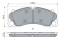 Bremsekloss sett - 0986494788 BOSCH - 99135194701, 99135194702, 992698075E