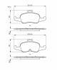 Bremsekloss sett - 0986494820 BOSCH - 8S0698151B, 8S0698151, 05P2127