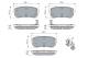 Bremsekloss sett - 0986494887 BOSCH - 583022SA00, 58302D7A00, 583022SA35