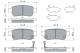 Bremsekloss sett - 0986494964 BOSCH - 43022-SHJ-A00, 2434101, 8DB355030-621