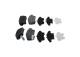 Bremsekloss sett - 0986494964 BOSCH - 43022-SHJ-A00, 2434101, 8DB355030-621