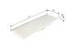 Kupefilter - 1987431187 BOSCH - 0018357047, 1914804, 22361133