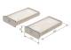 Kupefilter - 1987435119 BOSCH - MR315172, MZ360034, XR315172