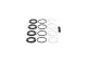 Reparasjonssett, bremsecaliper - 1987470019 BOSCH - 140202203802, 34111103723, 140202203816