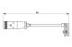 Varselkontakt, bremseklossslitasje - 1987473036 BOSCH - 2E0906206G, A6395401417, A6395401517