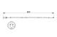 Varselkontakt, bremseklossslitasje - 1987473519 BOSCH - 34356792561, 98044300, MWI0487