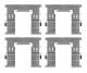 Tilbehørssett, skivebremseklosser - 1987474825 BOSCH - J3665018, LX0607, PFK697
