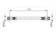 Bremseslange - 1987476012 BOSCH - 4806A2, 6U0611775A, 6U0611775B