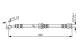 Bremseslange - 1987476076 BOSCH - 587372D300, 9094702878, 9094702C94