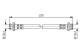 Bremseslange - 1987476137 BOSCH - 462145F000, T56139, 462145F001
