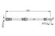 Bremseslange - 1987476166 BOSCH - 30821264, M862413, 308212646