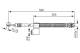Bremseslange - 1987476189 BOSCH - 5873217000, 1330853456, 172829B