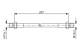 Bremseslange - 1987476290 BOSCH - 113611775B, 211611775A, 113611775D