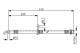 Bremseslange - 1987476355 BOSCH - 4806E2, 90947W2003, 1330851937