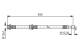 Bremseslange - 1987476401 BOSCH - 462108H515, 462108H51B, 172966B