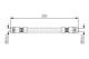 Bremseslange - 1987476402 BOSCH - 8A0611775, 9900872400, 1330854761